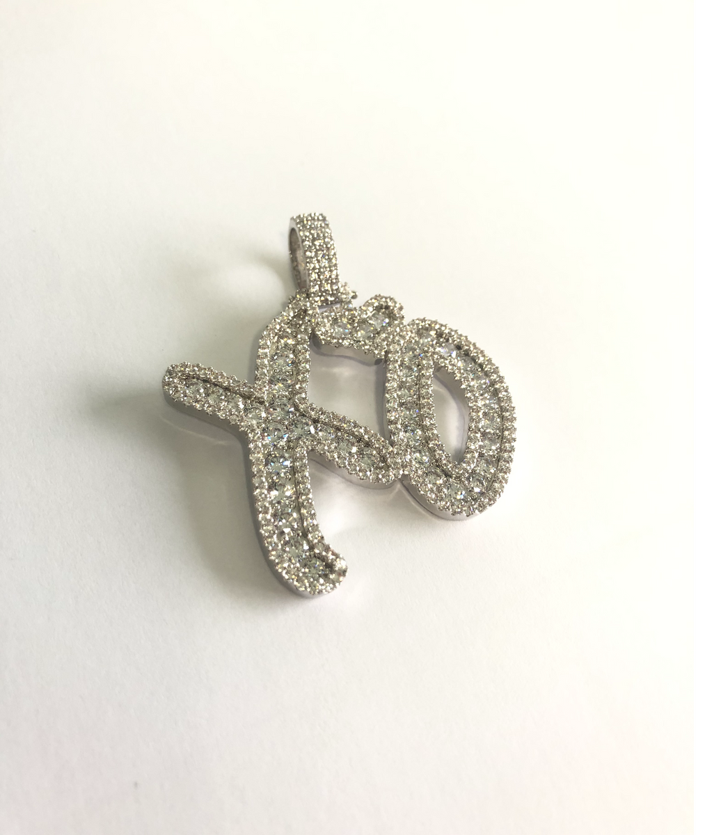 XO Pendant + Tennis Chain 925 Sterling Silver – XO Chains